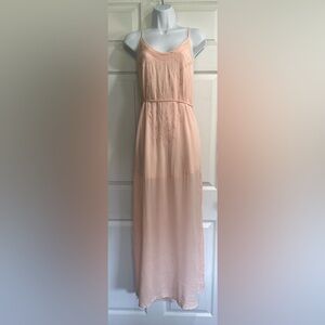 Elegant Pink Embroidered Dress